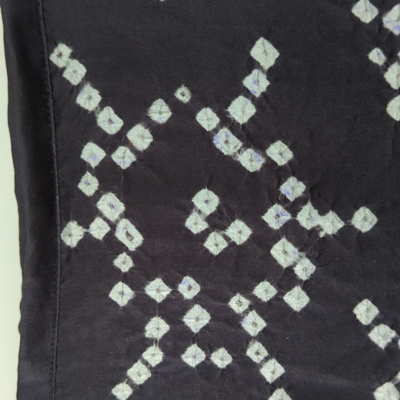 Black silk midi slip skirt - Picture 2 of 4